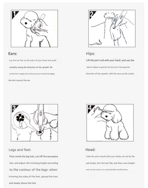 Precision Pet Paw Trimmer | Waterproof & Rechargeable Grooming Clipper | Dog & Cat Paws, Eyes & Ears | Pink