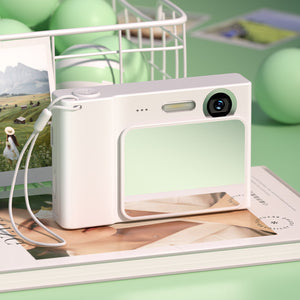 Kids Digital Camera 48MP | 1080P Vlogging | 8x Zoom | Filters & Games | White