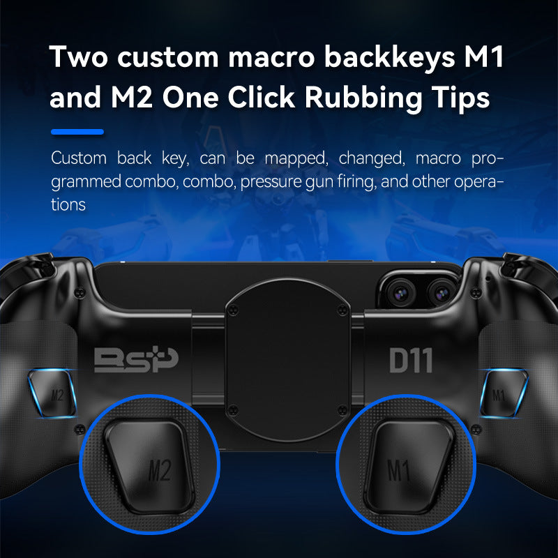 Telescopic Gaming Controller | Multi-Platform | Hall Triggers & 3D Joysticks | Macro Programming | Black with Radiator