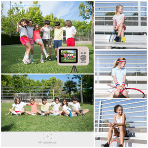 Digital Camera 48MP | 16x Zoom & Autofocus | Full HD Vlogging Camera | Pink