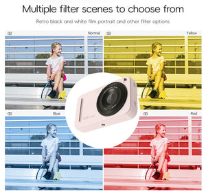 Digital Camera 48MP | 16x Zoom & Autofocus | Full HD Vlogging Camera | Beige
