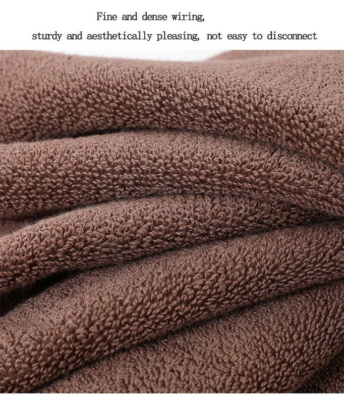 Luxury Combed Cotton Towel Set | Highly Absorbent & Durable | Bath, Hand & Face | Caramel