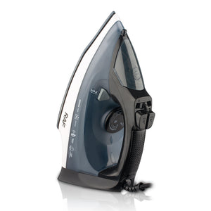 Electric Steam Iron 2200W | Ceramic Soleplate | Vertical Steam Function | Blue