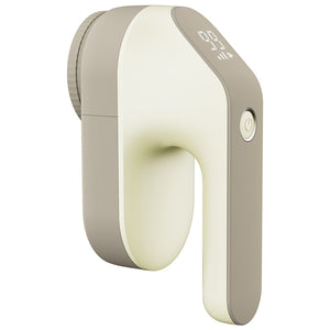 Electric Fabric Shaver | Rechargeable Lint Remover | Dual-Ring Blades & Ergonomic Design | Champagne