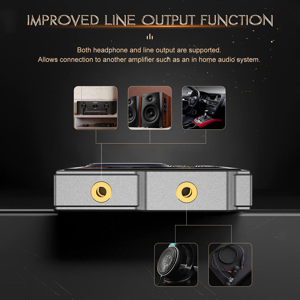 Hi-Res Digital Audio Player | DSD & Dual DAC | Bluetooth 5.0 | Expandable Storage | Black 16GB + 32GB
