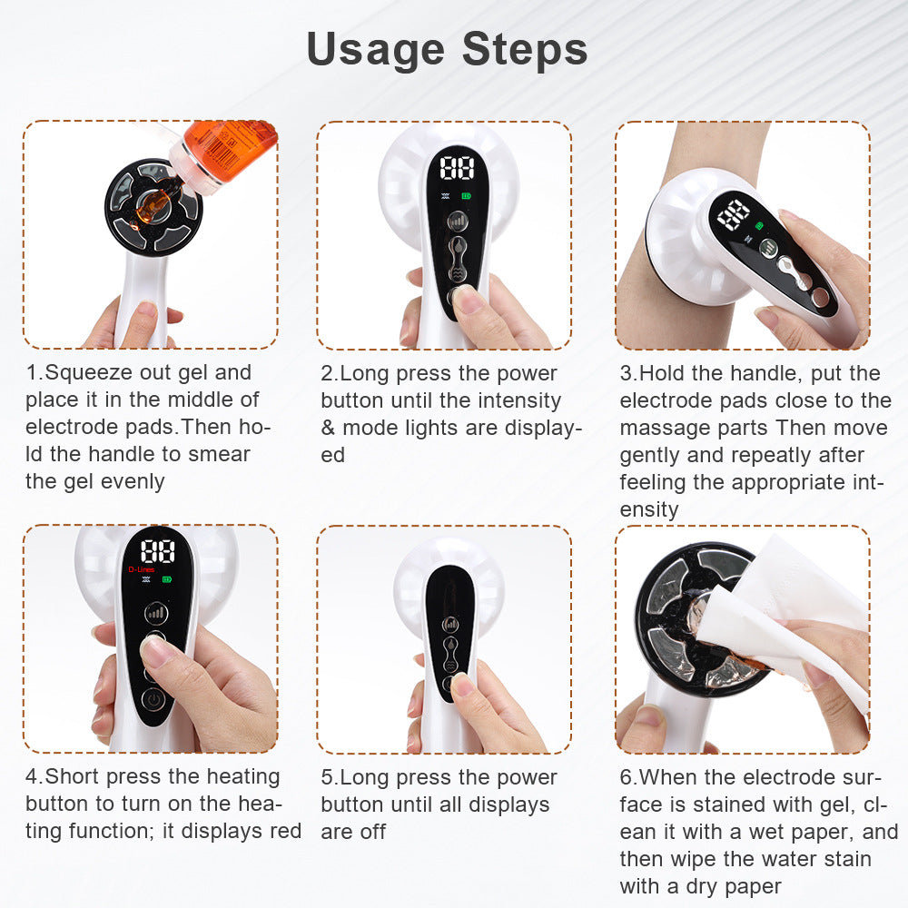 Body Contouring Device | Advanced Multi-Technology 5-in-1 | Skin Firming, Muscle Toning & Rejuvenation | White Finish