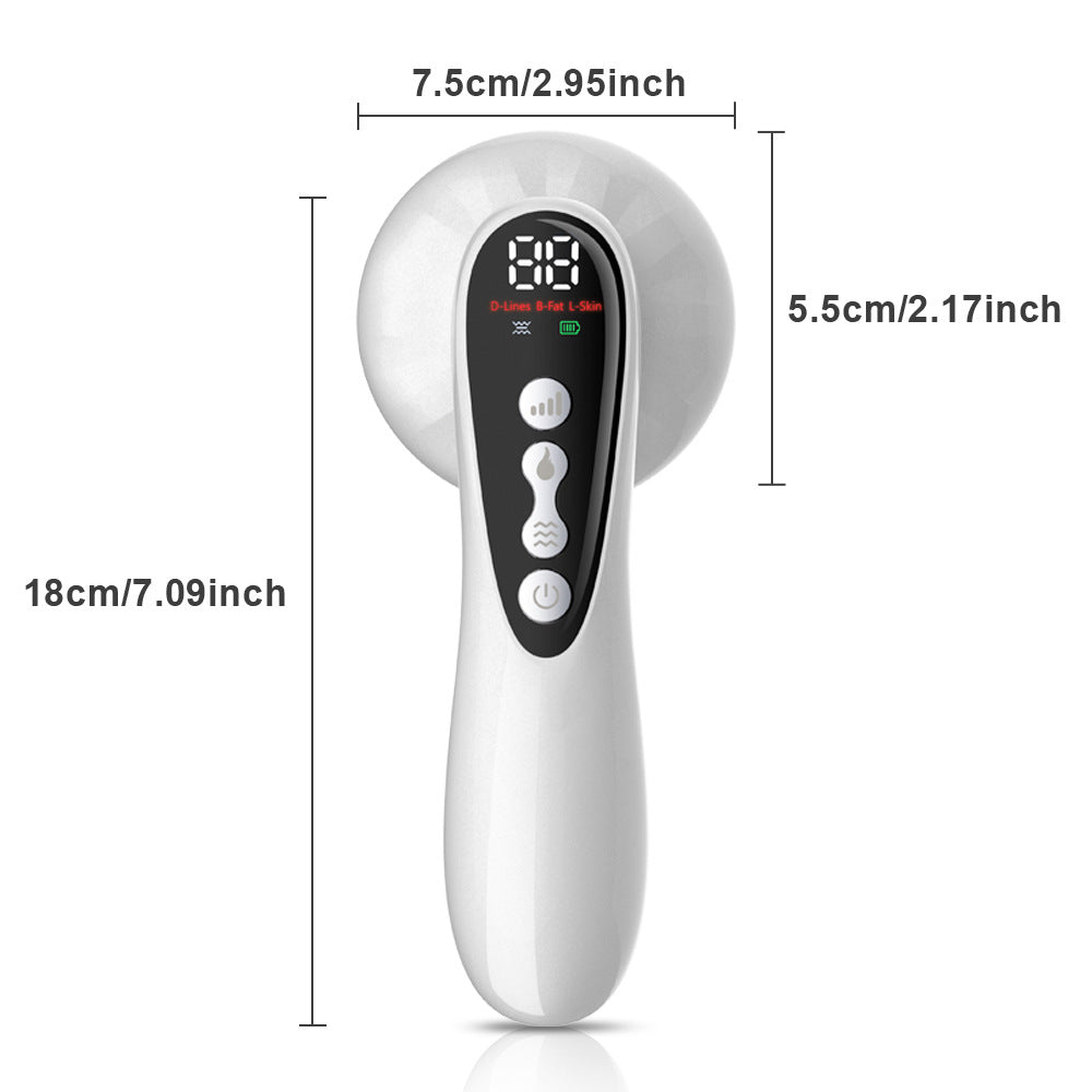 Body Contouring Device | Advanced Multi-Technology 5-in-1 | Skin Firming, Muscle Toning & Rejuvenation | White Finish
