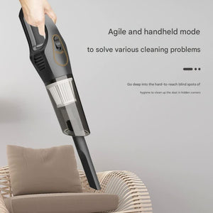 Cordless Vacuum Cleaner 2-in-1 | Handheld & Stick | Detachable Water Tank & Dust Mite Remover | White