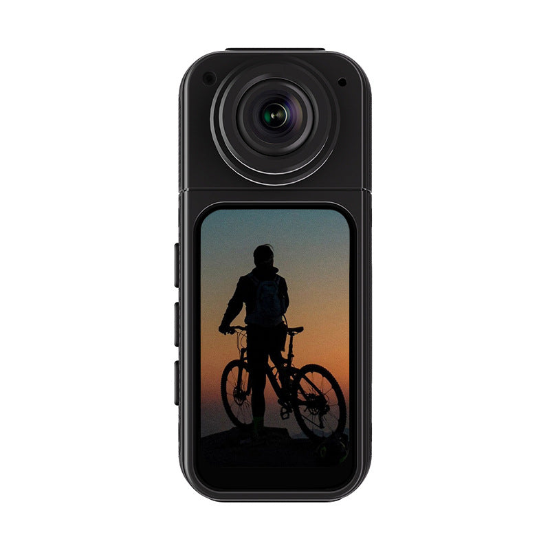 Mini Camera 2.7K | Thumb-Sized | 180° Rotatable Lens with Magnet Mount | Black + 128GB