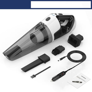 Corded Handheld Car Vacuum Cleaner | 10kPa Suction | 120W Power | LED Light | Black Finish