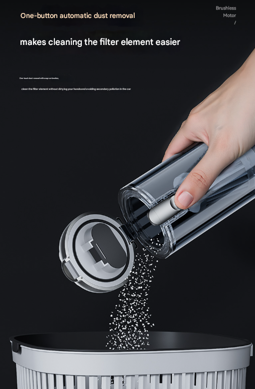 Cordless Vacuum Cleaner 4-in-1 | Handheld | 16KPa Suction | Brushless Motor, Blower & Air Pump | Silver & Purple