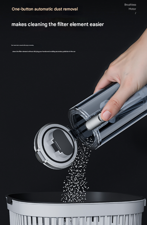 Cordless Vacuum Cleaner 4-in-1 | Handheld | 16KPa Suction | Brushless Motor, Blower & Air Pump | Silver & Purple