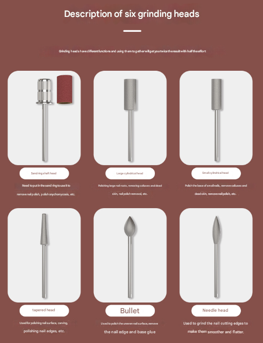 Professional Rechargeable Nail Drill Machine | 45,000RPM Portable E-File Kit | Acrylic, Gel, Manicure | White Finish