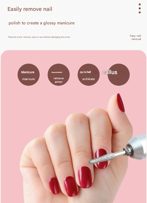 Professional Rechargeable Nail Drill Machine | 45,000RPM Portable E-File Kit | Acrylic, Gel, Manicure | Purple Finish