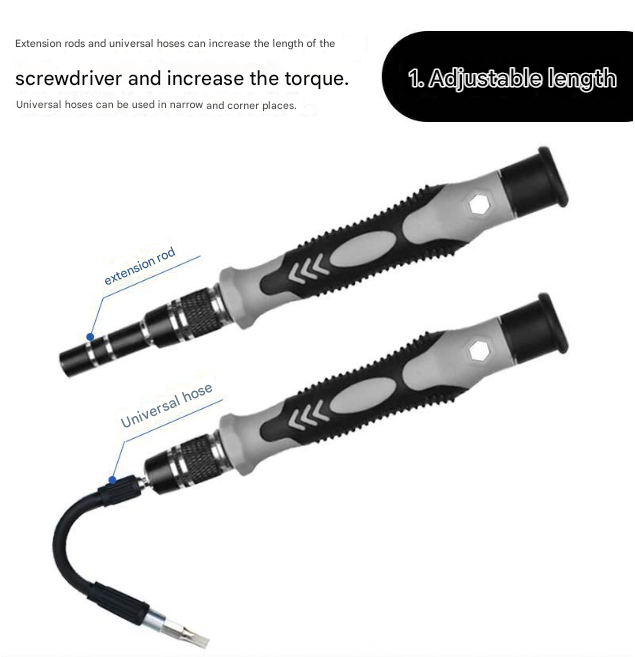 Precision Screwdriver Set 115-in-1 | Magnetic Repair Kit for PC, Laptop, Phone & Electronics | Blue & Black