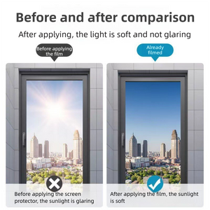 Premium 6-Layer Sliver Window Film for Home/Office – Reflective One-Way Privacy, 50cm x 2m One Roll, UPF 50+ UV Block,With Full Install Tools