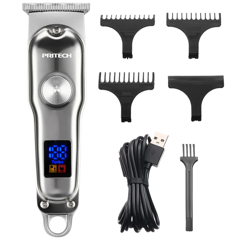 PR-2749 Rechargeable Electric Trimmer | LED Screen