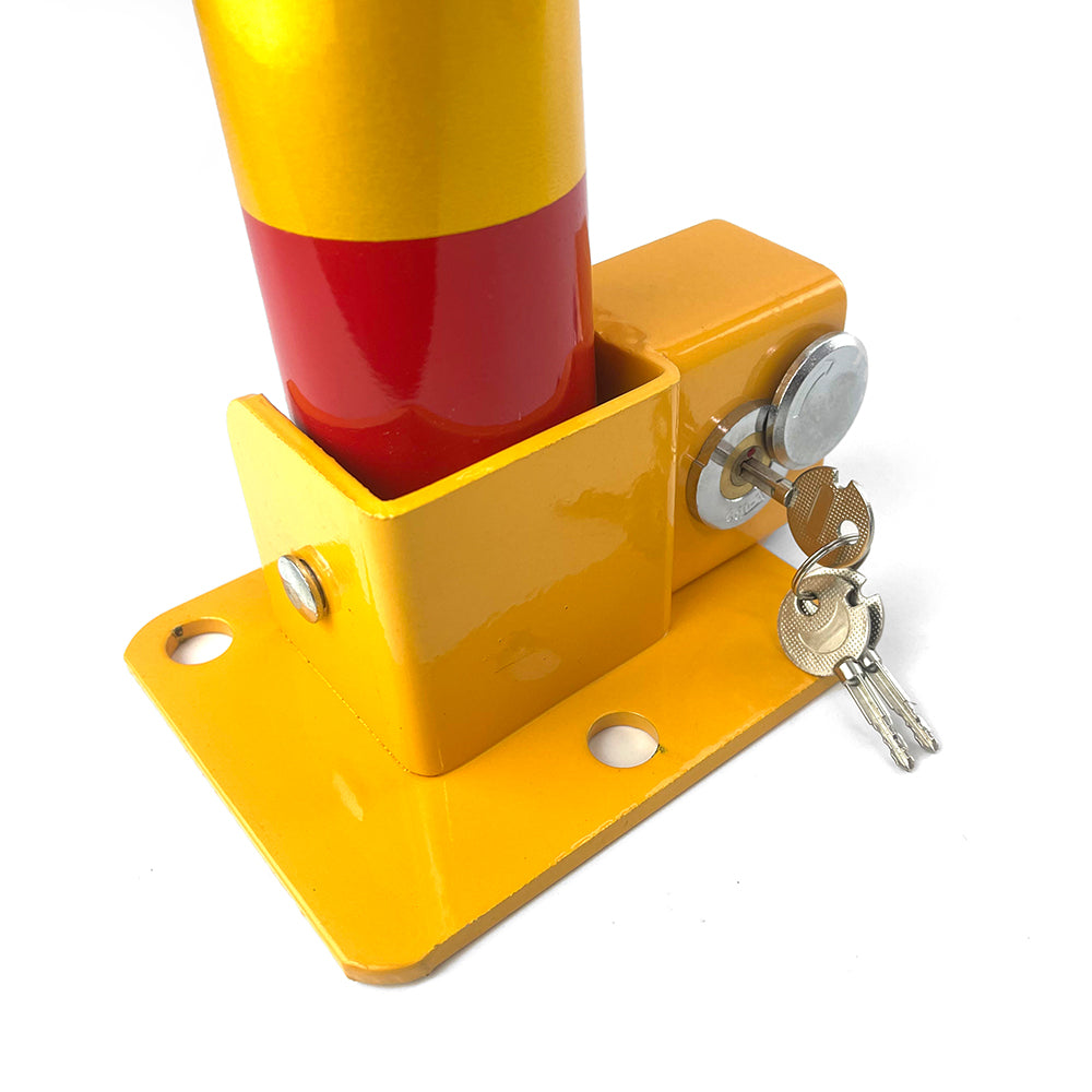 Arch Parking Barrier | Fold Down Security Locker | Keyed Different Lock System