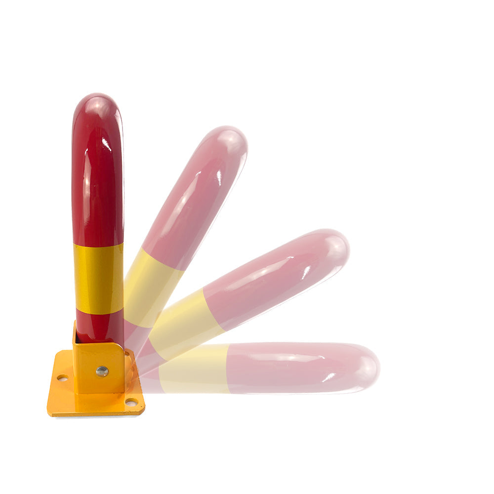 Arch Parking Barrier | Fold Down Security Locker | Keyed Different Lock System