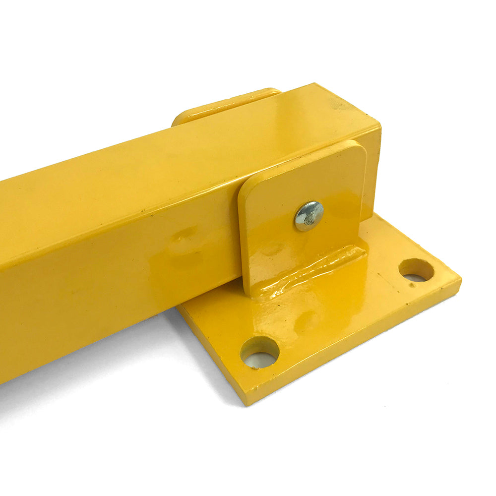 Square Fold Down Parking Post | Heavy Duty Security Barrier | 3 Keys Included