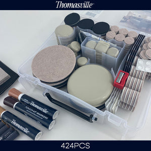 Thomasville Floor Surface Protection Kit | 424 Pieces | Felts, Bumpers, Sliders & Grips