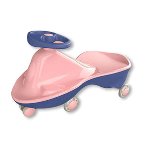 Rococo Pink-Glide Walker Swing Car | Twist Car Ride On Toy | Italian Designer for Children | Outdoor