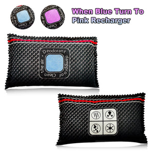 Car Dehumidifier Moisture Absorber Bag | Windscreen & Microwave Dryer | Reusable Air Purifier