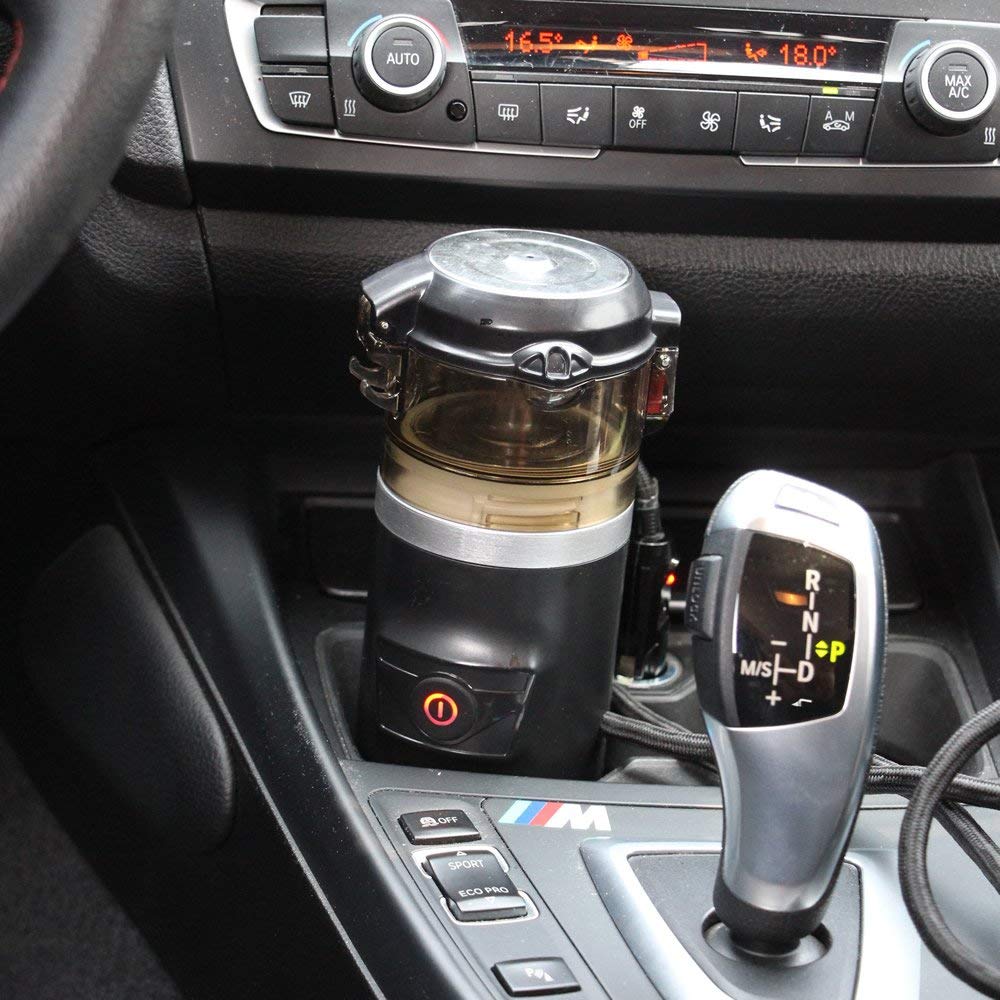 12V Car Espresso Moka Coffee Maker Set | Espresso in Car | 2 Cups Included
