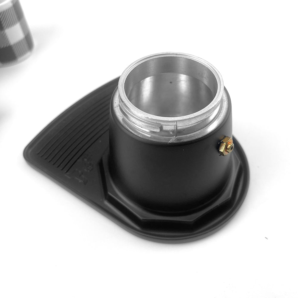 Red Mini Espresso 2-Cup Ceramic Coffee Maker | Moka Coffee Maker | Italian Classic Design