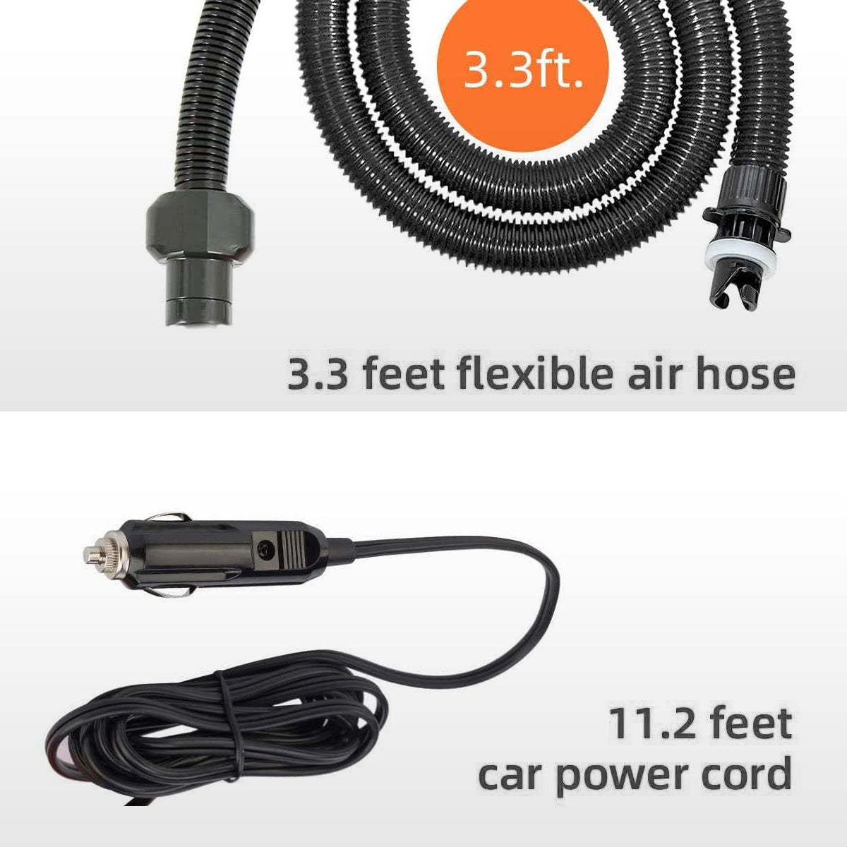 Electric 16PSI HT-781 High-Pressure SUP Electric Air Pump | 12V DC | Paddle Board | Auto-Off