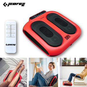 Red Massage Device | Pain Relief for Feet & Calves | Improves Circulation | Remote Control