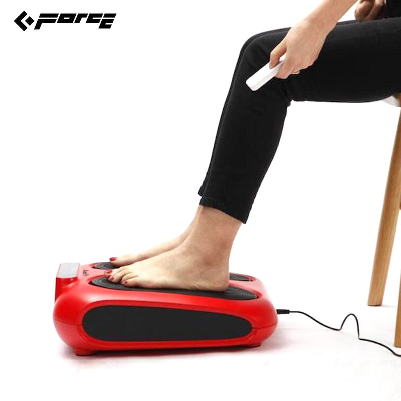 Red Massage Device | Pain Relief for Feet & Calves | Improves Circulation | Remote Control
