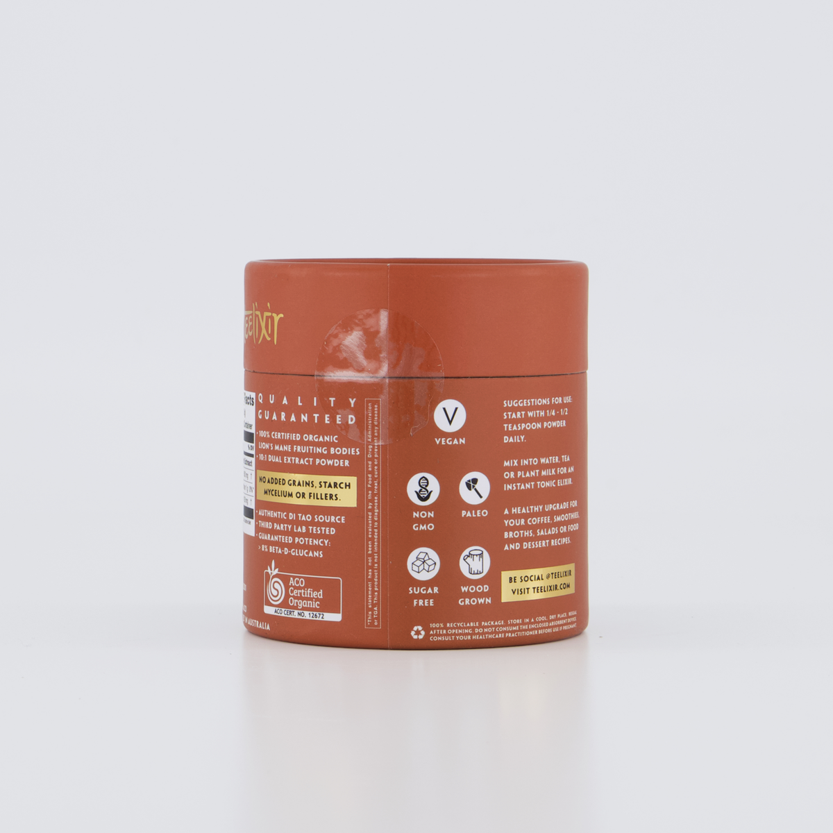 Teelixir Organic Lion's Mane Mushroom | 500g