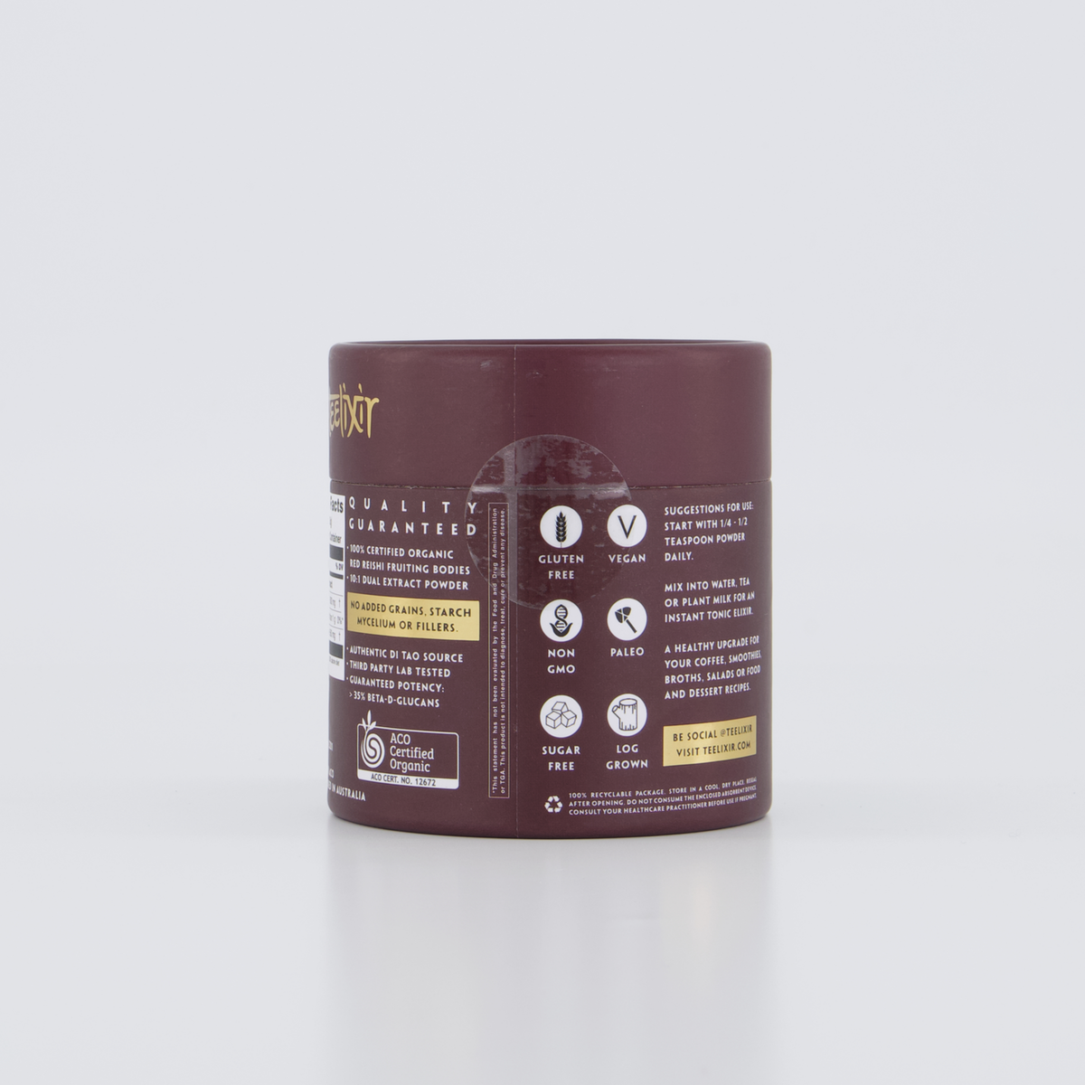 Teelixir Organic Reishi Mushroom | 1Kg