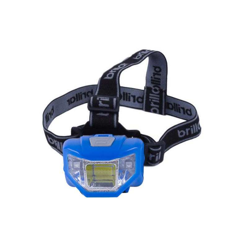 5 Mode Headlamp with COB LED Technology | Blue/Black | Black
