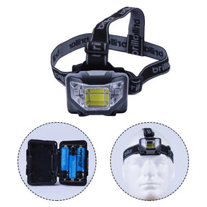 5 Mode Headlamp with COB LED Technology | Blue/Black | Blue