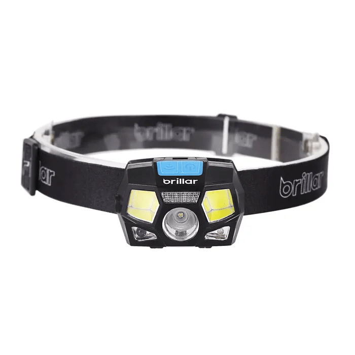 Brillar Sixth Sense | 200 Lumen | 6 Mode Rechargeable Headlamp