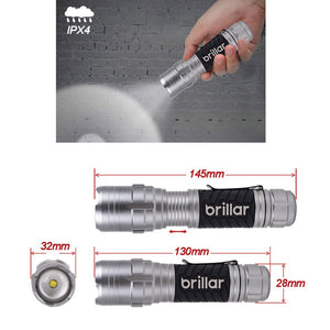 Brillar Mighty Mate Flashlight | 300 Lumen Battery Torch