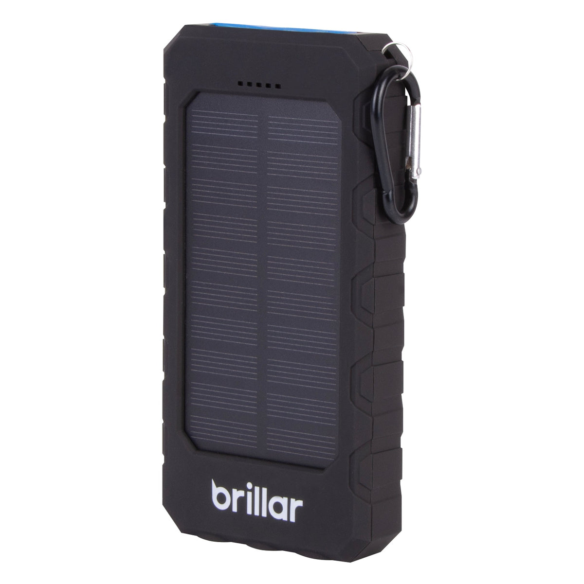 Brillar 8000mAh Solar USB Power Bank | 200 Lumens LED Torch