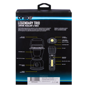 Brillar Legendary Trio Touch | Headlamp & Lantern