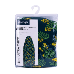 Ironing Board Cover | Heat Resistant | Wattle Print | 47x135cm | Durable Fabric