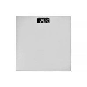 Clevinger Silver Digital Glass Bathroom Scale | Max Capacity 180KG, Sleek & Stylish