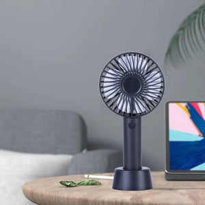 Mini USB Rechargeable Fan | Portable Table Stand | Adjustable Speed | Compact Cooling