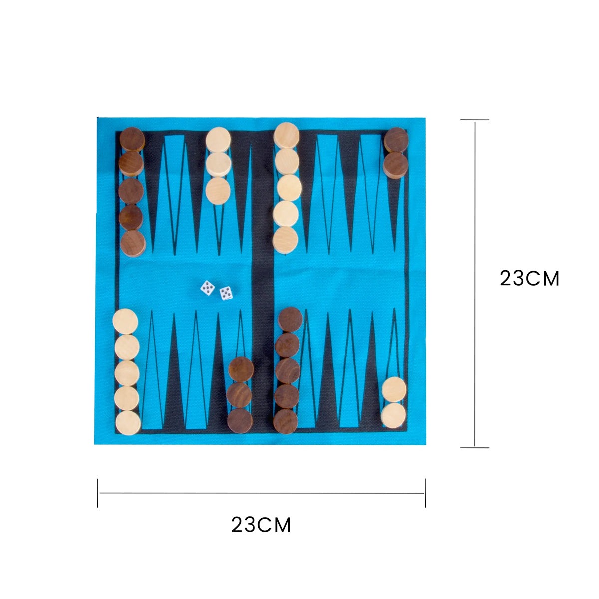 Backgammon in a Can | Travel Board Game