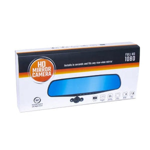 Car Rearview Backup Mirror HD | 1080P | FREE Recorder Camera