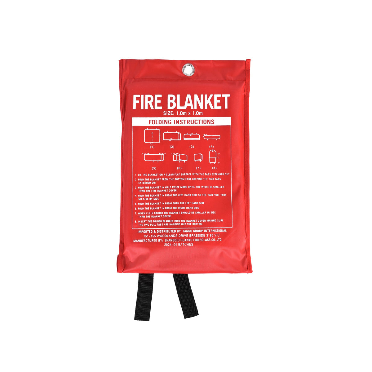 Fibreglass Fire Extinguishing Blanket | Home | Car | Boat | Caravan Safety | 1m x 1m