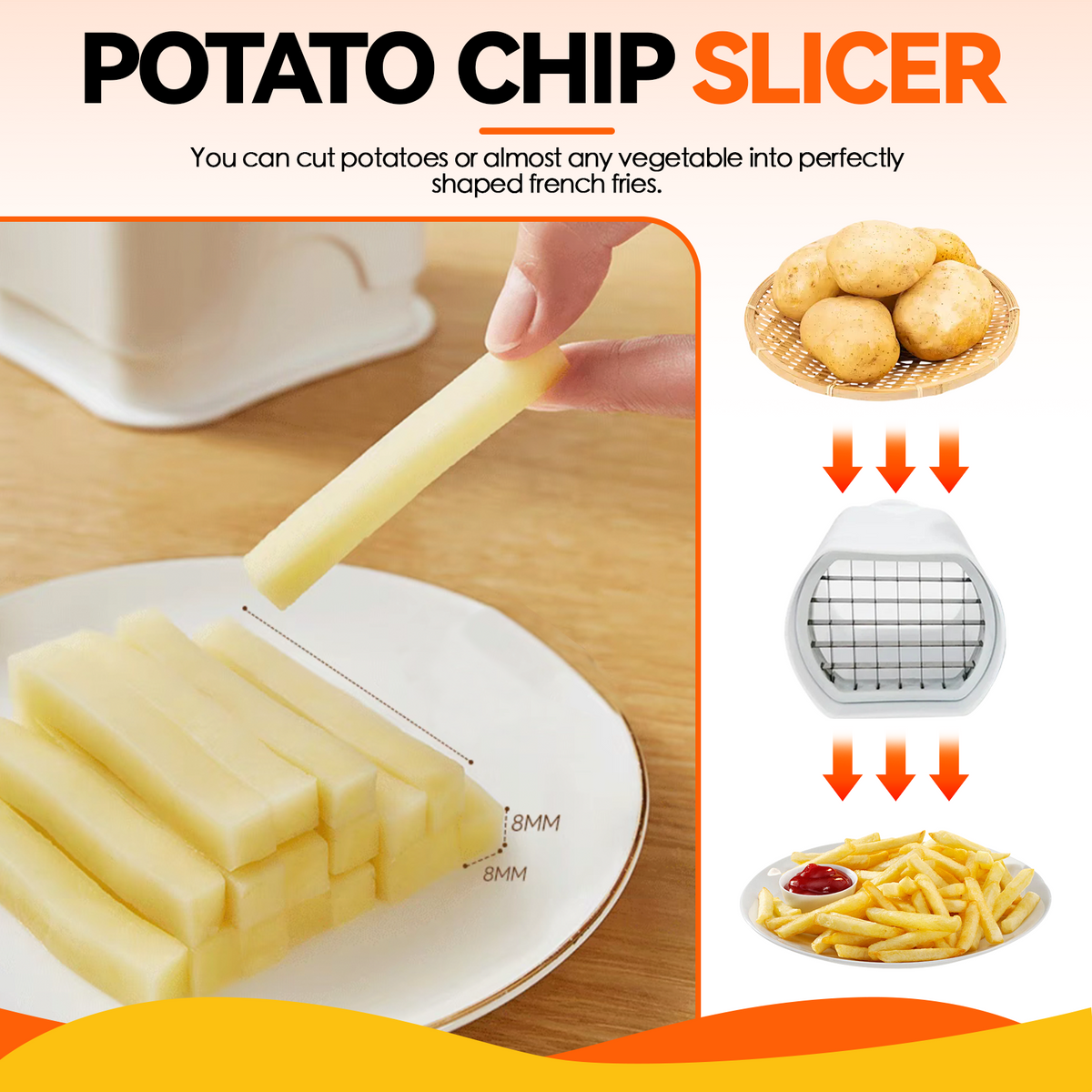 Potato Chip Slicer | Quickly Cut Your Own Chips | Fantastic Fries