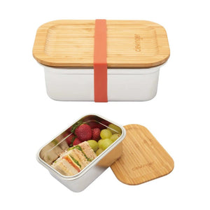 Clevinger Stainless Steel Bamboo Medium Lunch Box | 800ml