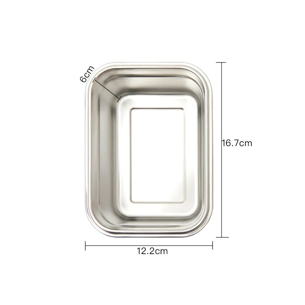 Clevinger Stainless Steel Bamboo Medium Lunch Box | 800ml