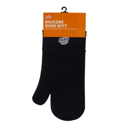 Silicone Oven Mitt | Heat-Resistant | Non-Slip Grip | Kitchen Baking & Cooking Glove